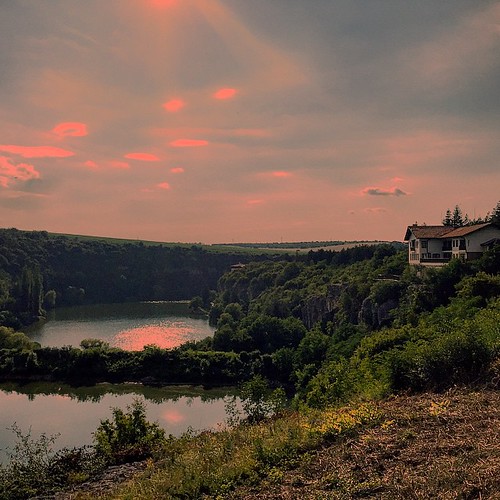 #sunset in #Kailuka #Kailaka #natural #park #Pleven #Bulgaria #reservoir #house #waterfront #залез в #Кайлъка #язовир #Плевен by xpucmok, square squareformat iphoneography instagramapp uploaded:by=instagram