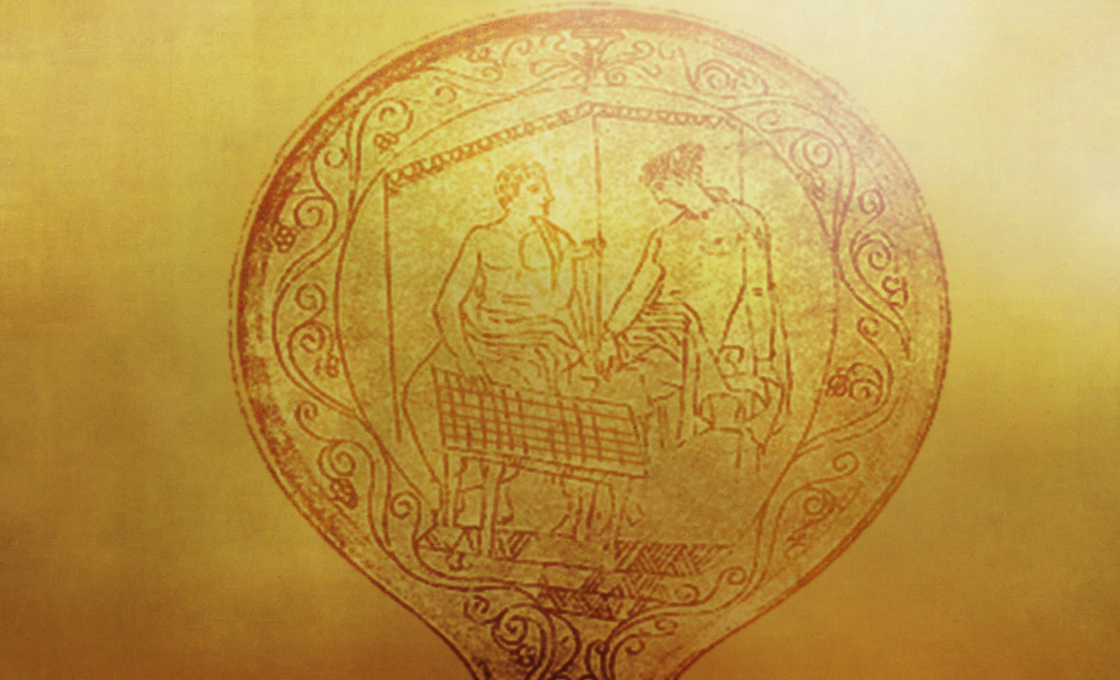 Petteia - Ludus Latrunculorum  / Iconografía de las civilizaciones helenolatinas