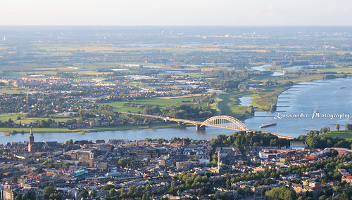 Nijmegen from above - hot air ballooning 2 by tatyveli