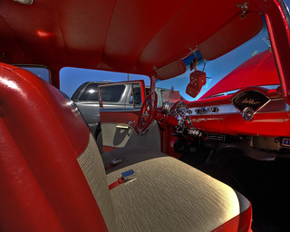 56 Chevy Interior HDR | Perkins Car Show 2009 | Flickr