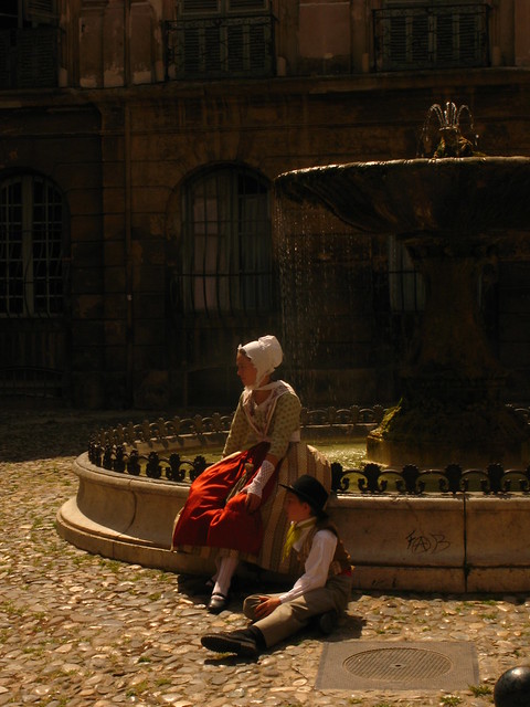 Fontaine de la Place Albertas Aix en Provence