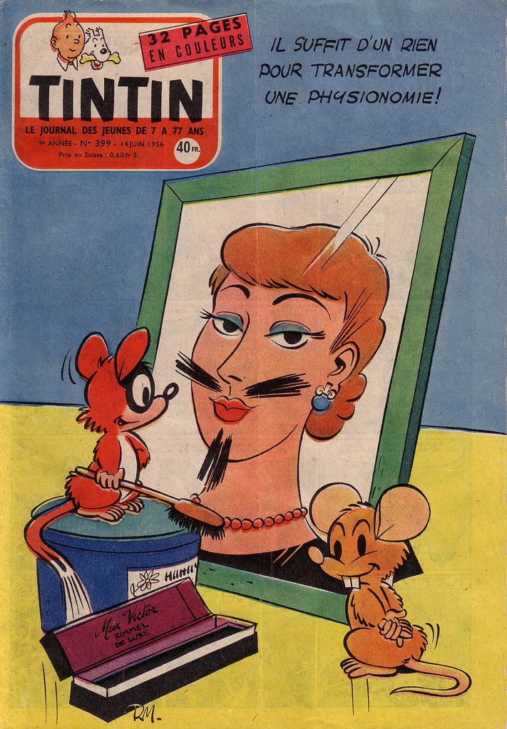 Tintin 399 Journal De Tintin Heft Reihe Cover Raymond