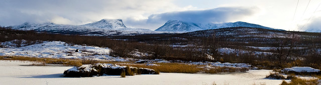 Gate of Lappland panorama in Abisko Kiruna
