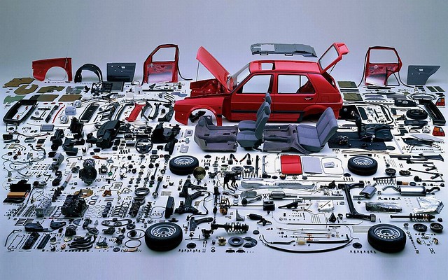 Disassembled Car