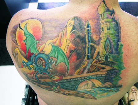 Gothic Disneyland Castle tattoo design I made : r/TattooDesigns