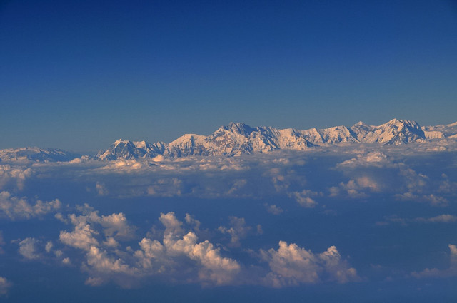 Annapurna Himal  from plane