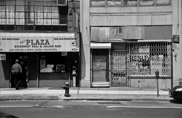 K&J Plaza, Gourmet Deli & Salad Bar, #127 Livingston Street, Brooklyn, New York City.  August 14 3001.