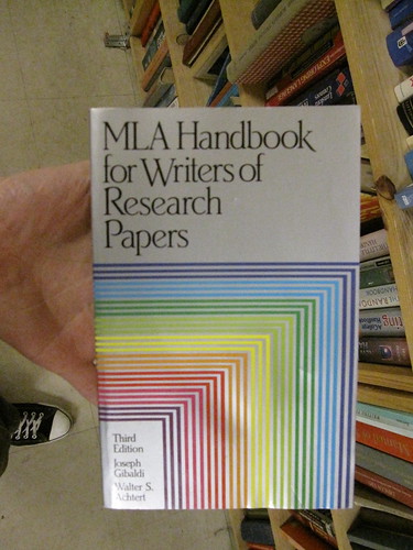 MLA Handbook for Writers of Research Papers | by bjornmeansbear