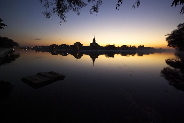 Palace - Sunset in Mandalay