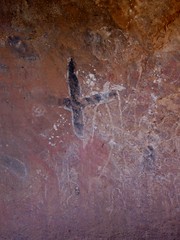 Uluru and around 23 - Aboriginal cave painting