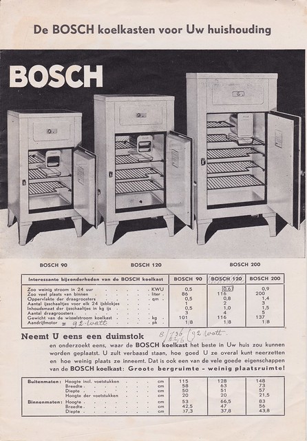 Bosch koelkast folder 1940 blz3
