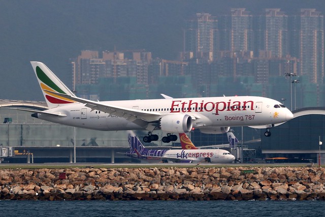 Ethiopian Airlines Boeing 787-8 Dreamliner (ET-AOQ)