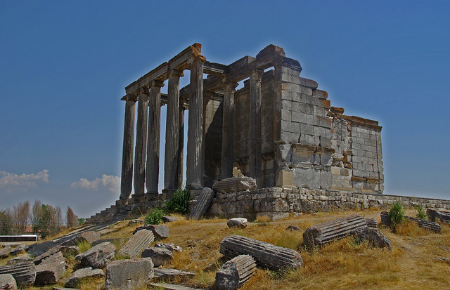 Opistòdom, Temple de Zeus (Aizanoi, Turquia).