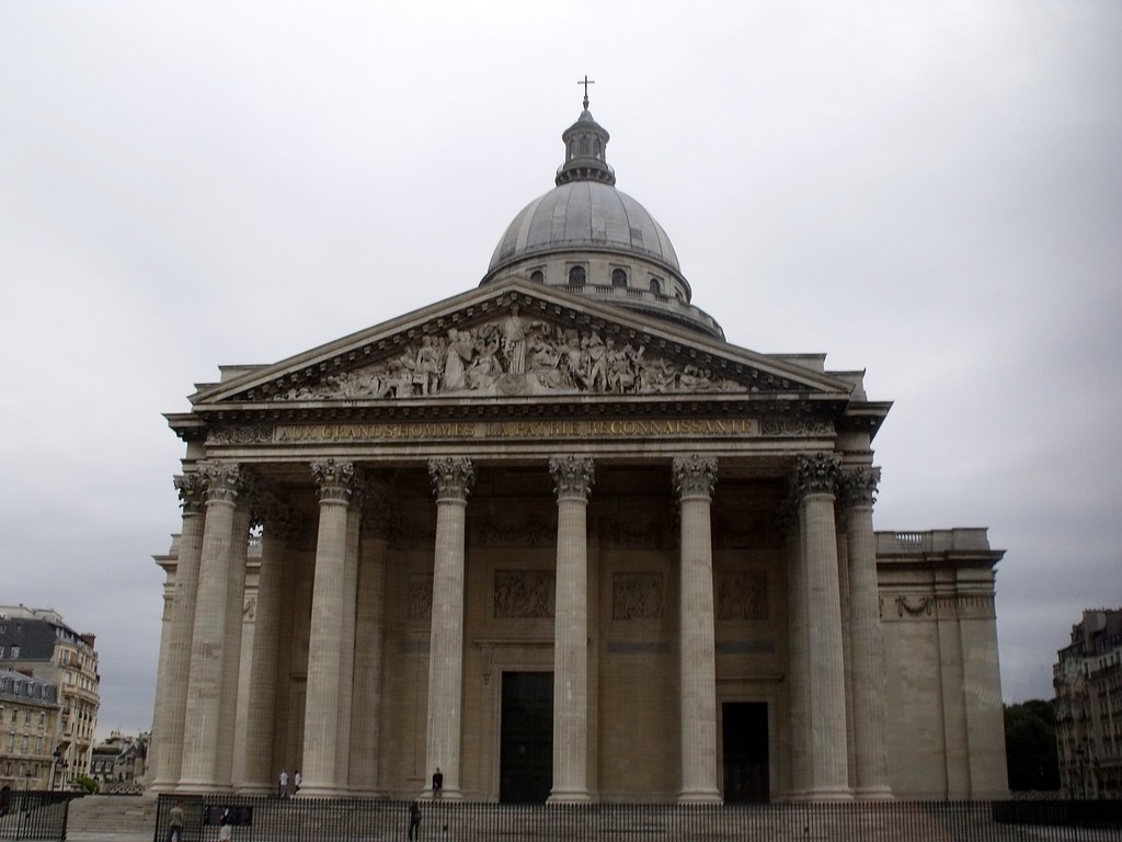 Photo of The Pantheon, in Paris, which is an example of neo-classical design