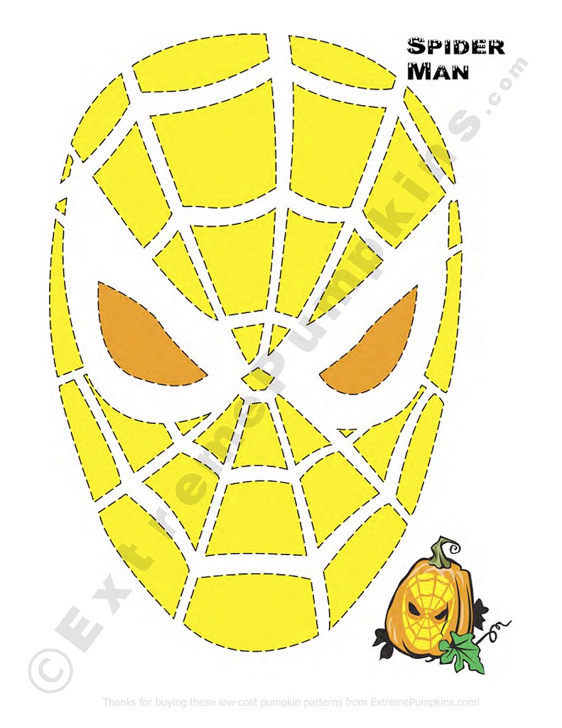 spiderman-pumpkin-pattern-pumpkin-carving-pattern-spider-flickr