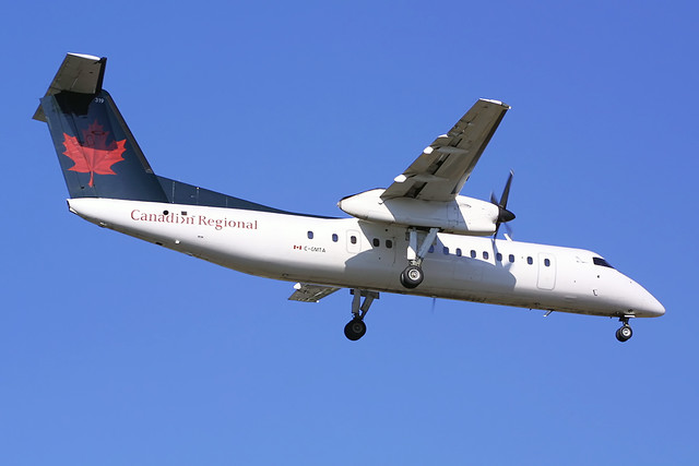 Air Canada Jazz Bombardier Dash-8 C-GMTA