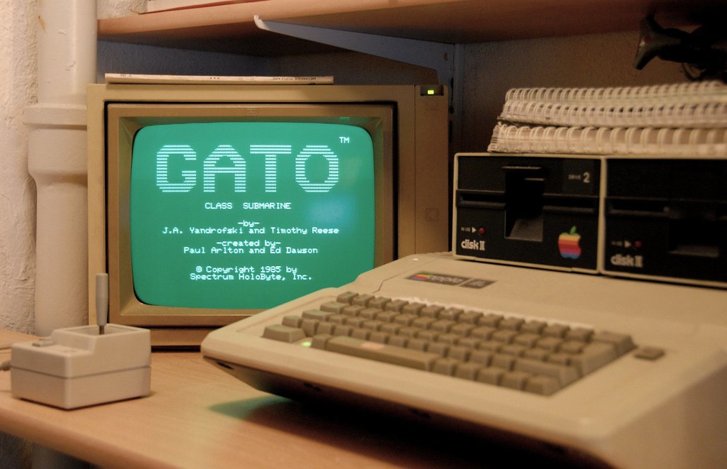Apple IIe / Game : Gato