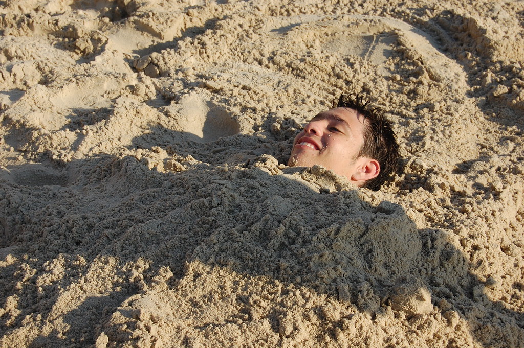 Buried in the Sand | At the beach by the Mediterranean Sea. | Michael ...