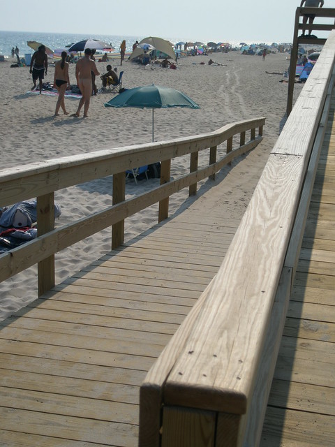 Wheelchair Ramp,.. nude beach