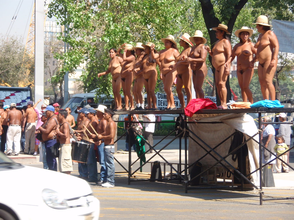 Naked women, Mexico City.