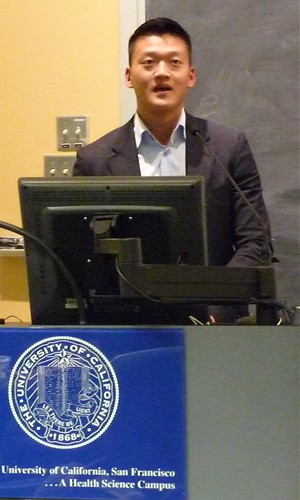 Lt Dan Choi speaking at the UCSF
