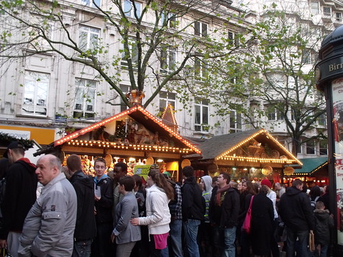 Birmingham Frankfurt Christmas Market on New Street in Birmingham - Market stalls