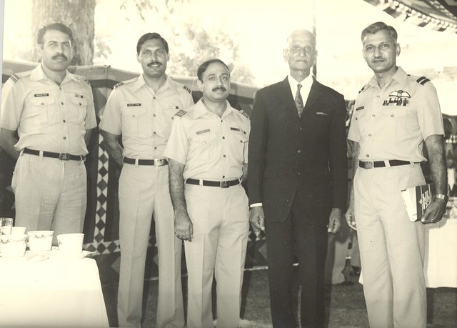 A.B.Awan With PAF Officers