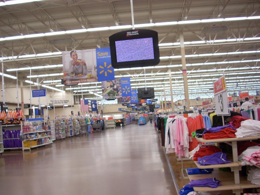 Wal-Mart Supercenter interior