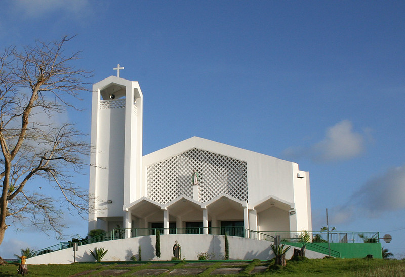 St. Jude Thaddeus Catholic Church is located in the heart of the village, surrounded by homes, the fire department, the mayor’s office, community center and the island's urban development offices.

Fanai Castro