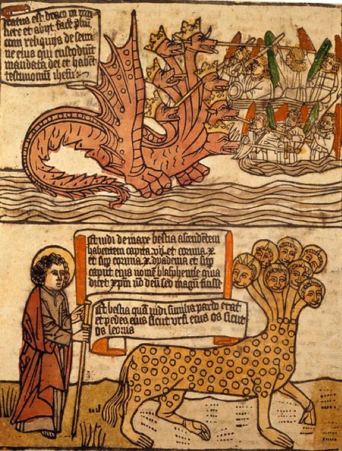 Blockbook (ca. 1470) Apocalypsis Sancti Johannis Germany, about 1463–67, Morgan Library