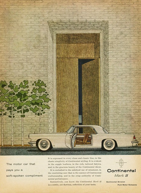 1956 Continental Mark II Ad