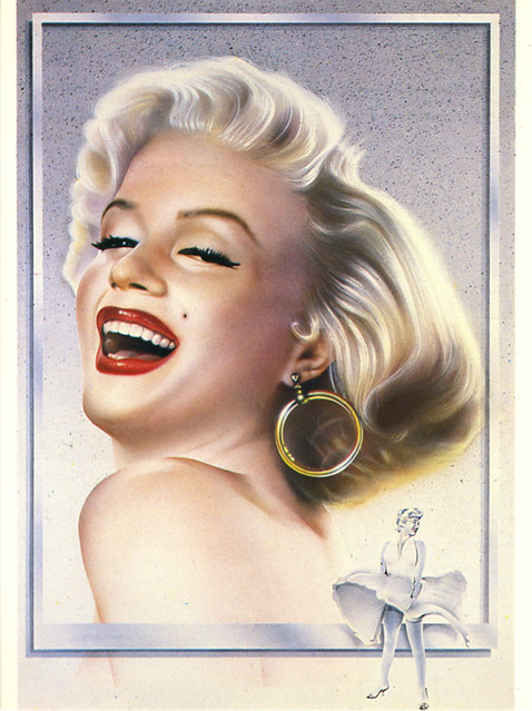 Marilyn Monroe by Martin Alton Postcard
