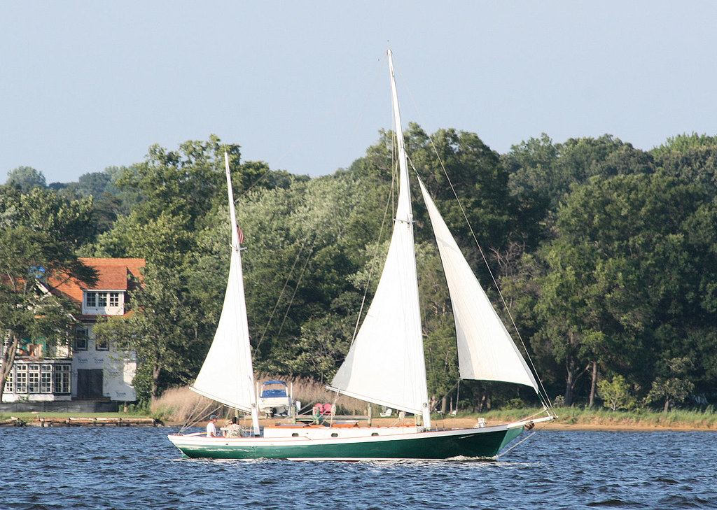 2 masted sailboat wsj crossword