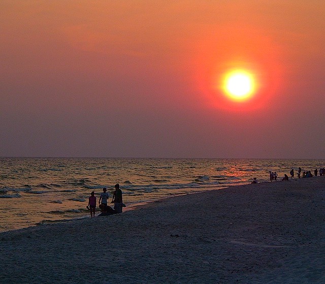 Sunset at Panama City Beach 1 Revisited