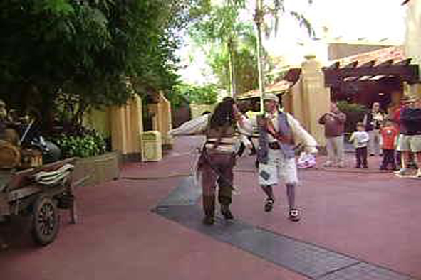 Captain Jack Sparrow, Adventureland, Magic Kingdom, Walt Disney World '09 - www.meEncantaViajar.com