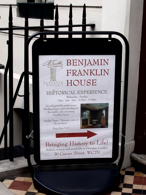 Benjamin Franklin House - 36 Craven Street, London
