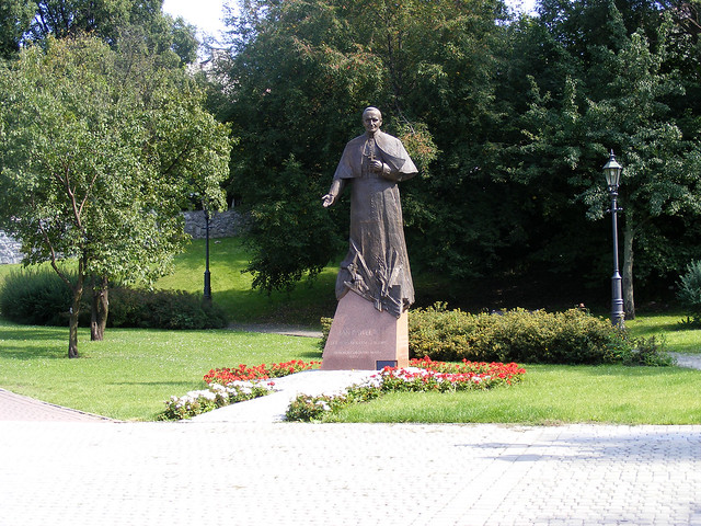 Pope John Paul II in Wieliczka