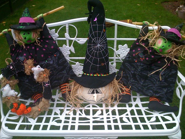 My Witches and Halloween Wreath.