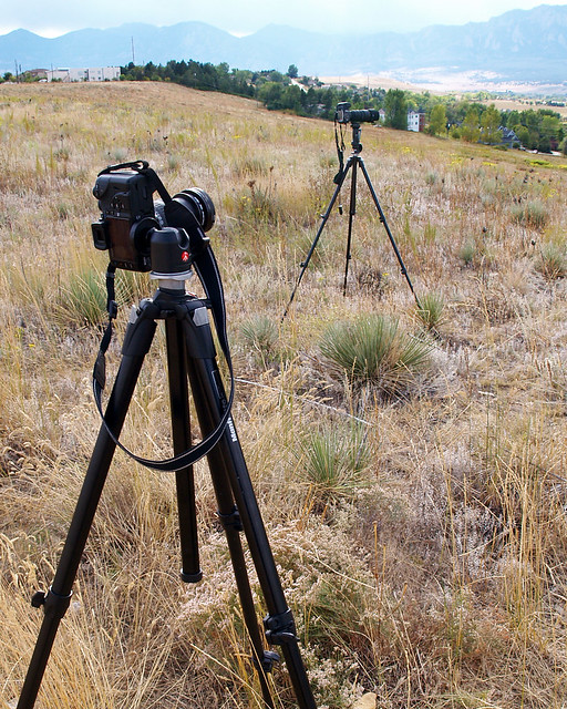Two tripods in a field... Whoopdee doo