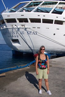 Karen beside our Cruise Ship | Karen and I have visited Cozu… | Flickr