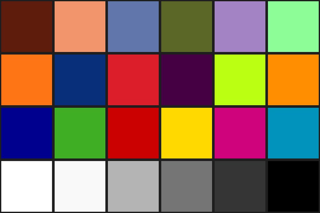 ColorChecker24色块色彩标板(人工版本) | 时间的过客| Flickr