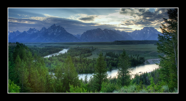 Snake River Sunset, Grand Teton National Park (HDR Version)