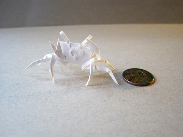 The Crab - Miniature Paper Sculpture