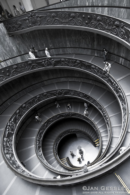 double Helix vatican museum stairs