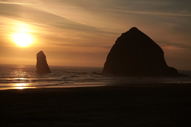 4th of July 2009: Cannon Beach at Sunset