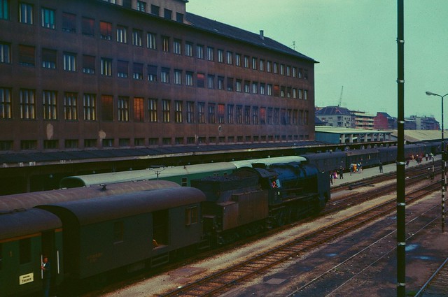 Zagreb main station in 1968