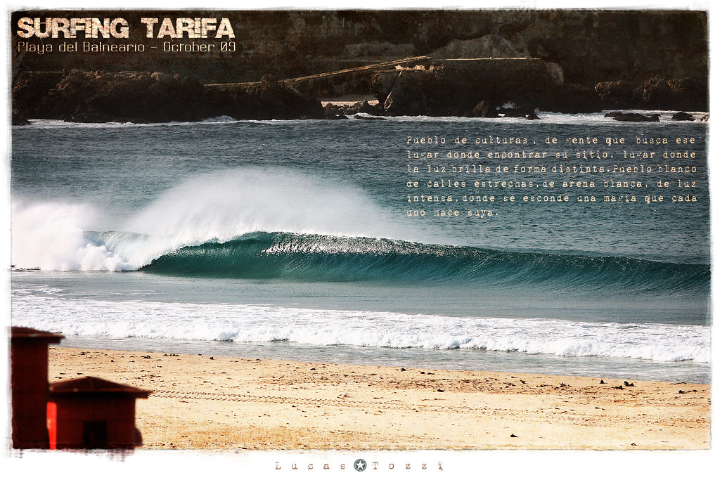 Surfing Tarifa by lucastozzi