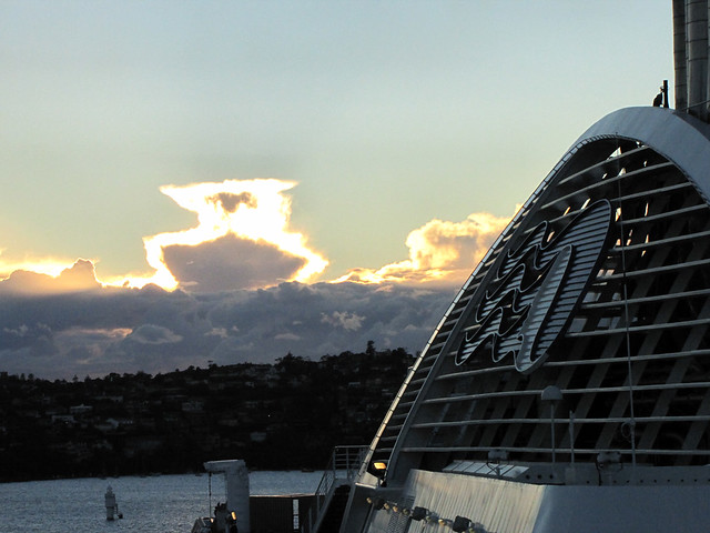 Sunrise Coming over Sydney When Sailing into Sydney Harbour - PHOTO 2