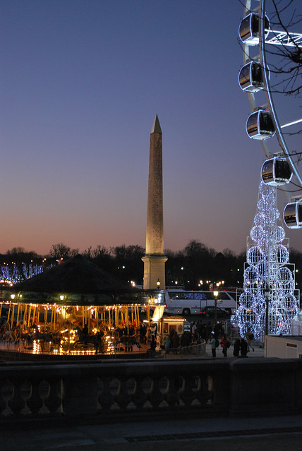 Obelisk at Place de la Concorde an other view