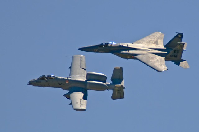 A10 and F15
